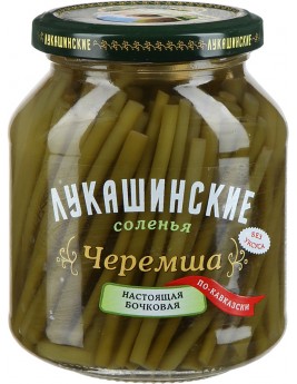 Черемша Лукашинские по-Кавказски 340гр. Продаётся упаковками 6-банок. 
